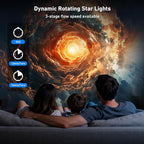 Galaxy Projector Pro, 13 in 1 Home Planetarium Galaxy Projector for Bedroom, Star Projector Galaxy Light with Timer, Night Light Projector for Kids Adults, Ceiling Projector, Room Decor-Black