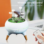 Essential Oil Diffuser 250ML,Jellyfish Diffuser Air Humidifiers Sound Pickup Ultrasonic Aromatherapy Diffuser Remote Control 7 Color Lights for Home Bedroom Office Hotel(White)