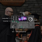 Tenveo NDI PTZ Camera Controller, 5'' LCD Screen Preview, 4D Joystick, PoE IP PTZ Controller Keyboard for Church Worship Live Streaming Broadcasts Events Video Production, NDI License Included
