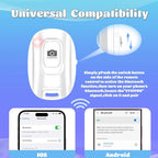Bluetooth Camera Remote Shutter for iPhone and Android Smartphones, Rechargeable Wireless Phone Remote Control,Selfie Button for Photos and Videos, Charging Cable Included-White