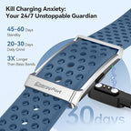 EnergyPort Smart Bracelet with Blood Oxygen/Blood Pressure Monitor, 60-Day Battery Health Fitness Tracker with 2 Bands,Lifetime Membership,Activity Tracking Heart Rate Sleep Monitor for Android iOS