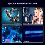 AuxLink XLR Cables 3ft 20Pack, XLR Microphone Cable Mic Cable Male to Female Gold-Plated 3-Pins