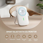 INKBIRD Smart CO2 Monitor Ndir | Bluetooth 3 in 1 CO2 Detector with App | Carbon Dioxide & Temperature & Humidity Air Quality Monitor Indoor Battery Powered | for Home, Office, RV, Grow Tent (IAM-T2)