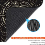 Armanza Square Mouse Pad Moon Sun, Personalized Premium-Textured Custom Mouse Mat Design, Washable Mousepad Cloth, Non-Slip Rubber Base Computer Mouse Pads for Wireless Mouse