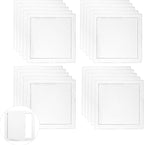 Morvat Access Panel 14x14 Inch for Drywall & Ceiling with Door, Heavy-Duty Durable ABS Plastic & Easy Install Access Box Wall Hole Cover Plate for Plumbing & Electrical Cable & Wiring, White, 20-Pack