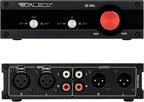 SE-BAL Audio Switch RCA XLR 2-IN-2-OUT HiFi Balanced Stereo Audio Switcher, Premium Selector Splitter Box with Volume Controller