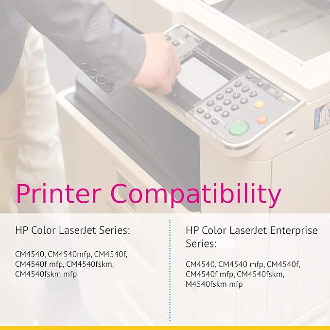 CS Replacement Toner Cartridge Compatible with HP CP4025n CF031A Cyan 646A Color Enterprise CM4540f MFP Color Enterprise CM4540fskm