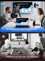 YVQ 2025 Upgraded Wireless HDMI Transmitter and Receiver, 4K Decode 1080P Output,2.4G/5G Plug&Play Portable HDMI Wireless for Streaming Video and Audio to Monitor from Laptop/TV Box