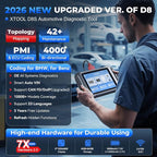 XTOOL D8S Bidirectional OBD2 Scanner with Topology Mapping: 2026 Upgrade of XTOOL D8, Scan Tool with 42+ Resets, Full System Automotive Scanner Diagnostic Tool, PMI for Ford, FCA AutoAuth, CANFD/DoIP