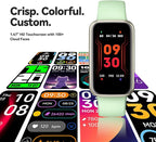 Enfit Fitness Trackers,Smart Watch with 1.47"Color Screen,100+Sport Modes Fitness Watch with Heart Rate Sleep Monitor, Pedometer Step Counter Watch, 3TAM Waterproof Activity Trackers for Women Men,LGN