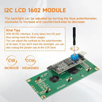 HUAREW 4pcs I2C IIC TWI 1602 Serial LCD Display Module 16x2 Compatible with Arduino Raspberry Pi