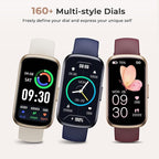 TIFOZEN Fitness Tracker for Women Men, Smart Watch Band with 24/7 Heart Rate Blood Oxygen Sleep Monitor, Calories Step Tracker Pedometer 3ATM Waterproof Activity Tracker for Android iOS, Wine Red