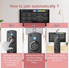Replacement Remote for All FireSeries,Remote for TV Stick (HD, 4K, 4K Max, Lite),TV Cube,Remote for Hisense,TCL,Insignia,3rd Gen,Omni,QLED Smart TVs with Voice