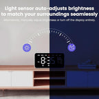 Dekala Bed Shaker Loud Alarm Clock for Heavy Sleepers Adults, Vibrating Dual Alarm Clocks for Bedrooms, Large Display Auto Dimmer,Temperature & Humidity Detect, 7-Day Programmable, Ideal Gift