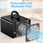 Ozone Generator 98,000mg/h, Commercial Ozone Machine Odor Removal, High Capacity Ozone Machine, Home Ozone Generator for Car, Home, Smoke, Pet, etc (Black) - by TTDMK