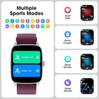 Pedometer Watch No APP/Phone Required, Waterproof Fitness Tracker Watch with Heart Rate Monitor, Large Screen with Pedometer, Sleep Tracking, Calories & Step Counter, Smart Watches for Women Men