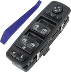 Obaee Driver Side Power Window Switch Compatible with 2012-2015 Dodge Grand Caravan, 2013-2015 Ram 1500 2500, 2015 Ram 3500, 2012-2015 Town & Country, Replaces 68110867AB, 68110867AA, 3+9 Pins