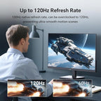 KTC 27 Inch QHD Computer Monitor 100Hz, Up to 120Hz, IPS Panel, 2K 1440P PC Gaming Monitor for Home Office, Adaptive-Sync Support, HDR10, Tilt Adjustable, H27D9