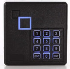 MENGQI-CONTROL Request to Exit PIR Motion Sensor 4 Doors Access Control Electronmagnetic 600 LBS Magnetic Lock 110-240V Power Supply Box RFID Keypad Reader Keyfobs/Cards(Phone APP remotely Open Door)