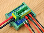 Screw Mount 30Amp 48V 2x6 Position Screw Terminal Block Distribution Module