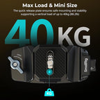 SMALLRIG Camera Clip with Plate, Quick Release System, Max Payload 40kg/88lb, for Sony, for Nikon, for Fujifilm, for DSLR Action Camera, Backpack Strap Clip Kit for Arca-Swiss - 5053