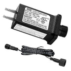 30V 0.4 A LED Controller with Extension Cord, Replacement Model JT-DC300V0400-F Class 2 Power Supply IP44 Low Voltage Transformer for Halloween Christmas Light
