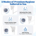 Bidet Attachment for Toilet Seat,Self-Cleaning Sprayer,Dual Nozzle Bidet with Adjustable Cold Water Pressure Control,Frontal & Rear Wash for the Elderly and Pregnant Women.Environmental Friendly Gift.