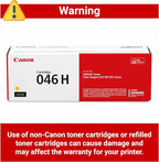 Canon Genuine 046 Yellow Toner Cartridge High Capacity Compatible with LBP654Cdw, MF731Cdw, MF733Cdw, MF735Cdw