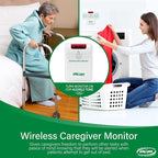 Smart Caregiver Cordless Bed and Chair Exit System - No Alarm in Resident's Room! Smart Caregiver 433BC1AC-SYS