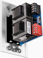 OSD Audio 300W in Wall Volume Control Impedance Matching for Home Speakers, Slider White VMS300
