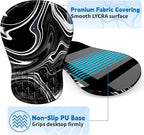 YIWEI Ergonomic Mouse Pad with Wrist Rest - Comfortable Office Mousepad with Memory Foam Wrist Support for Carpal Tunnel Relief, Mouse Pads with Non-Slip Base for Gaming and Home (Black-2)