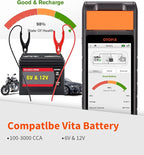 OTOFIX by Autel Professional Battery Tester with VCI connection,All Systems Diagnostic Scanner with Printer, Cold Cranking & Charging Analyser, BMS/ Electric Reset