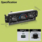 599-193 AC Climate Control Module Compatible with Select Chevrolet & GMC Air Conditioning Module Panel, HVAC Temperature Control Switch Unit, 599193 A/C Heater Climate Control Module