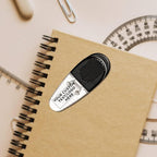 100 Magnetic Memo Holders Set - Customizable Text, Logo - Large Clip, Plastic - Clear
