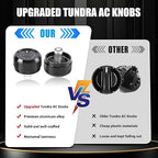 Xomzema 3Pcs Upgraded Control Switch Knob for Jeep Wrangler 1999-2006,Air Conditioning AC Heater Blower Fan Climate Control Knobs Switch Button,Replace 05011218AC 5011218AC