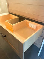 My Tidy Space Compact Combo (1) USB-A (1) USB-C (2) 15 Amp in-Drawer Docking Station Outlet Plugs with Retractable arm