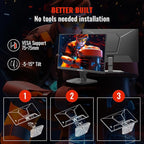 SANSUI Gaming Monitor, 24 Inch 200Hz 180Hz, FHD 1080P 1ms 110% sRGB Computer Monitor, HDMI DP Ports VESA Support for Game Office (HDMI Cable Included)