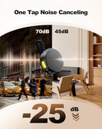 Rythflo Wireless Mini Microphone for Camera/iPhone/Android/iPad/Laptop, Lav Mic with Charging Case, AI Noise Reduction, 50H Battery, 230ft Range, Lavalier Microphone for Video Recording, YouTube, Vlog