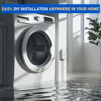 BSEED WiFi Water Leak Detector 5 Pack, Smart Water Sensor with Cable, 85dB Audio/App/SMS/Email Alarm, Rapid Leak Detection for Home, Kitchen, Bathroom, Basement, IP65 Waterproof, No Hub Required