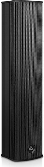 Sound Town Weatherproof Compact Aluminum Line Array Column Speaker with Wall Mount Bracket, 4 x 3 Woofers, 2 x 1.2 Dome Tweeters, Black, for Church, Indoor & Outdoor Installation (CARPO-M42B)