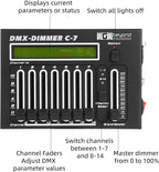 Ygybeyond DMX-C7Controller,14Channel, DMX512, Controller, Stage Lighting Equipment & Accessorie For Dj, Ktv, Large Concert, DMX Light Controller (14 channel DMX-C7)