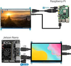 ELECROW 5 Inch Touch Screen Monitor for Raspberry Pi - 800×480 Mini Monitor Touchscreen LCD Display Compatible with Raspberry Pi 5/4/3B+/3B, BB Black, Banana Pi, Jetson Nano, Windows, PC
