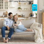 Magnetic iPhone Wireless Charger,10FT Fast Charging Apple Mag Safe Charger Wireless Charging Pad for iPhone Air/17 Pro Max/16 Pro/16 Plus/15 Pro/14/13/12/11/AirPods 3/Pro 3/2 Phone Mag safe Charge Pad