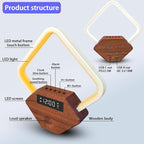 Xunhomon Sunrise Alarm Clock for Bedrooms Heavy Sleepers 15 Sleep Sounds White Noise Machine Baby/Adults 3 Color Table Lamp 10 Ringtones with PD22.5W USB C Fast Charger Birthday Gifts for Women