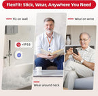 CallToU Wi-Fi Wireless Caregiver Pager Call Button for Elderly at Home , APP Emergency Alert for Seniors, Patients, and The Disabled (TY01WH-06W 3-1)