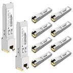 OPSTRAN 1000BASE-T SFP RJ45 Copper Transceiver Module Compatible with Netgear AGM734 100m Cat5e/6 10 Pack