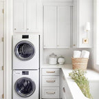 Wall Kitchen Cabinets, RTA Cabinets, White Shaker Cabinet, Wall Mounted, RTA Upper Cabinet, Modern for Kitchen and Bathroom with Door (White, 12" W x 36" H x 12" D)