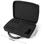 Arkeiliy Battery Organizer, Battery Organizer Storage Case with Tester BT-168, Waterproof Battery Holder Box Holds, Battery Case Organizer 145+ AA AAA C D 9V Batteries (Batteries are Not Included)