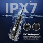 Water flossers for Teeth Pick, Portable Oral Irrigator Dental with 4 Modes 5 Jet Tips, IPX7 Rechargeable Water Tooth Flosser for Braces Sensitive Gum Care，300ml Tank for Home Travel Use