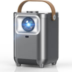 【Electric Focus & Auto Keystone】TMY Portable Projector with WiFi and Bluetooth, 1080P Projector with Zoom, Movie Projector for Phone/Laptop/TV Stick/HDMI/USB, Mini Projector for Bedroom or Outdoor